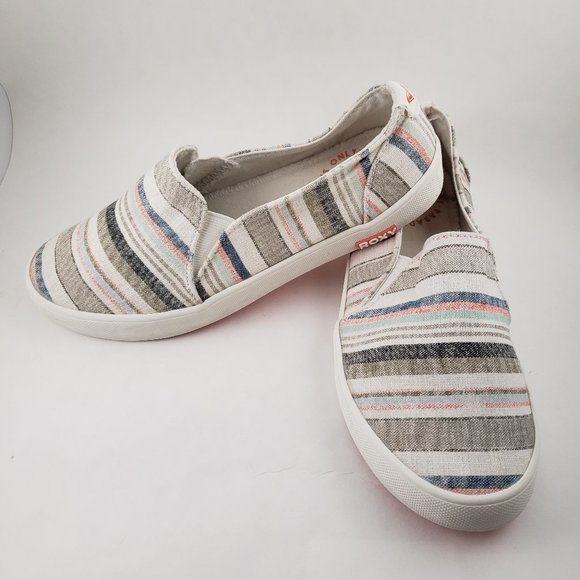 Roxy Shoes - Roxy Striped Slip On Shoes